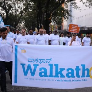 Apollo Hospitals organises a walkathon to raise awareness about Diabetes