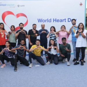 HCMCT Manipal Hospitals, collaborates with Delhi Traffic Police and Cult.Fit to raise awareness on heart health on World Heart Day