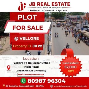 Plot  For  Sale At Vellore!