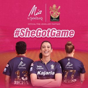 MIA BY TANISHQ PARTNERS WITH ROYAL CHALLENGERS BANGALORE’S  FIRST EVER ALL-WOMEN’S TEAM