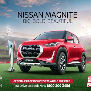 Nissan Magnite is the official car of ICC Mens T20 World Cup 2022