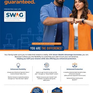 Max Life launches ‘Smart Wealth Advantage Guarantee’ a flexible solution combining financial protection and guaranteed returns