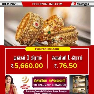 Gold Rate Decreased Today Morning (08.11.2023)