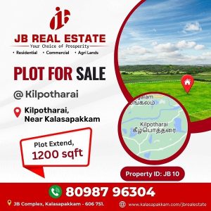 Plot for Sale At Kilpotharai!