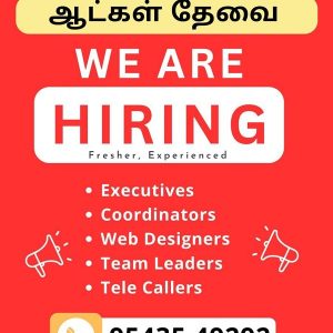 WE ARE HIRING  – JB Soft System, Kalasapakkam