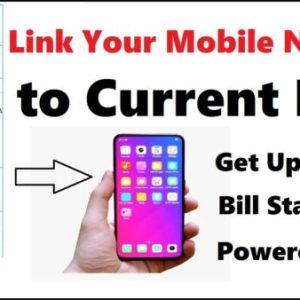 Procedure to link the mobile number with Electricity Connection Number to send SMS!