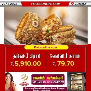 Gold Rate Decreased Today Morning (29.12.2023)