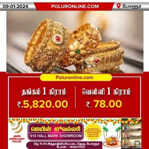 Gold Rate Decreased Today Morning (09.01.2024)