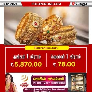 Gold Rate Decreased Today Morning (04.01.2024)