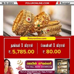 Gold Rate Decreased Today Morning (18.12.2023)