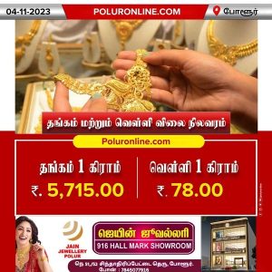 Gold Rate Increased Today Morning (04.11.2023)