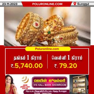 Gold Rate Increased Today Morning (23.11.2023)