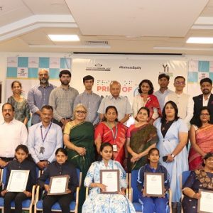 7 women leaders who are visually impaired felicitated by Sankara Eye Hospital & CII Young Indians as #PrideofIndia