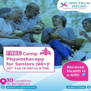 Free Physiotherapy Camp for Seniors (60+) in Bengaluru – 25th February!