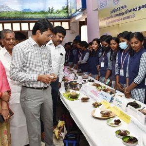 திருவண்ணாமலை மாவட்ட ஆட்சியர் அலுவலக வளாகத்தில் சர்வதேச சிறுதானிய விழிப்புணர்வு நிகழ்ச்சி!