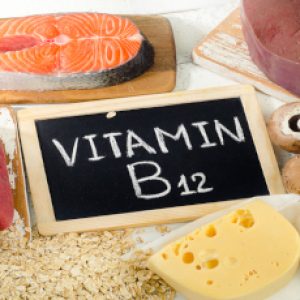 Sources of Vitamin B12 (Cobalamin). Healthy food.